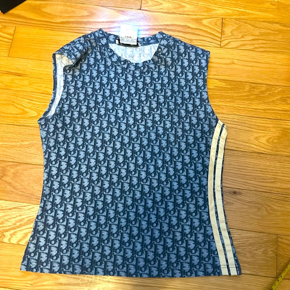 Christian Dior trotter logo tank vintage